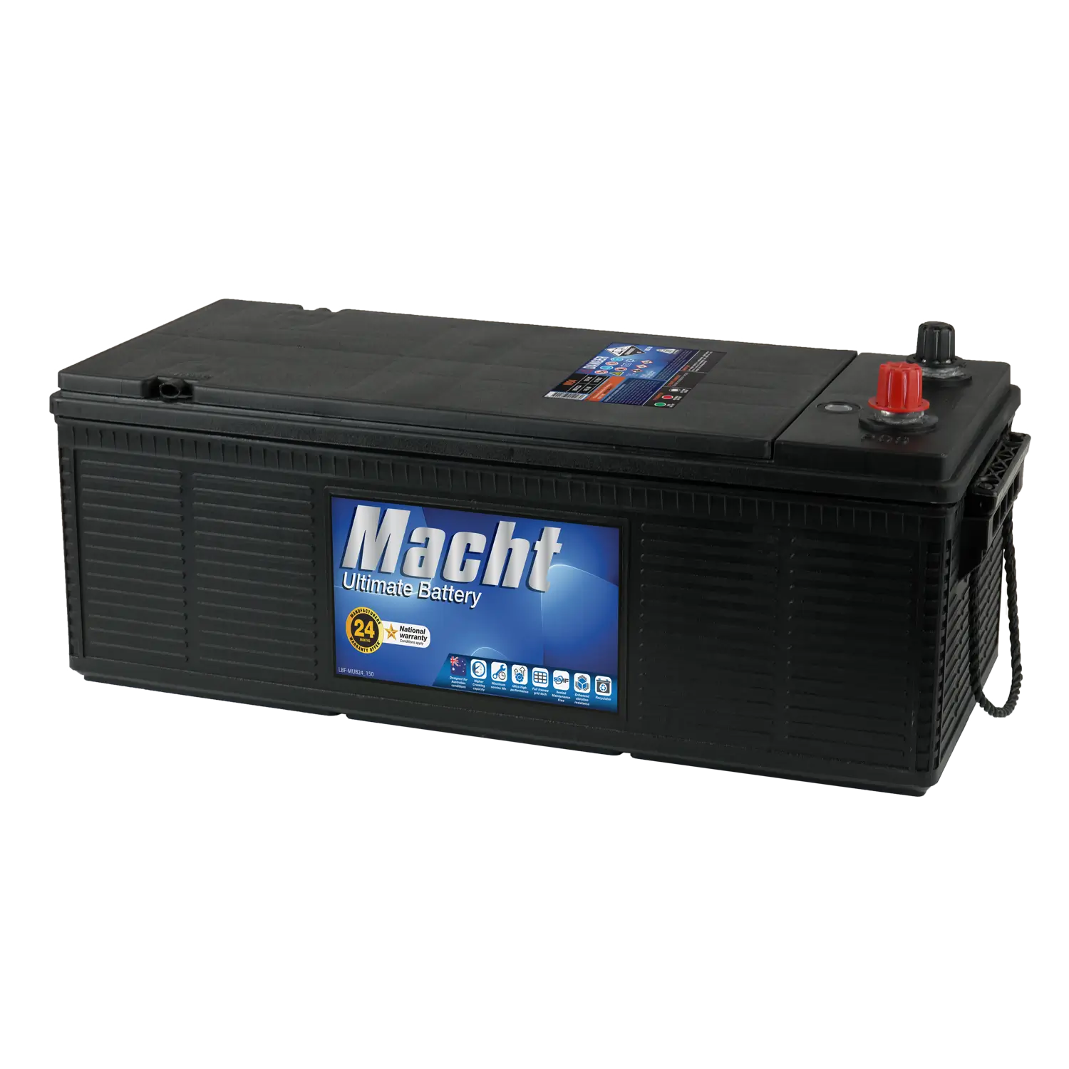 M94 advanced calcium battery with high cranking power, vibration resistance, and durable design for commercial applications